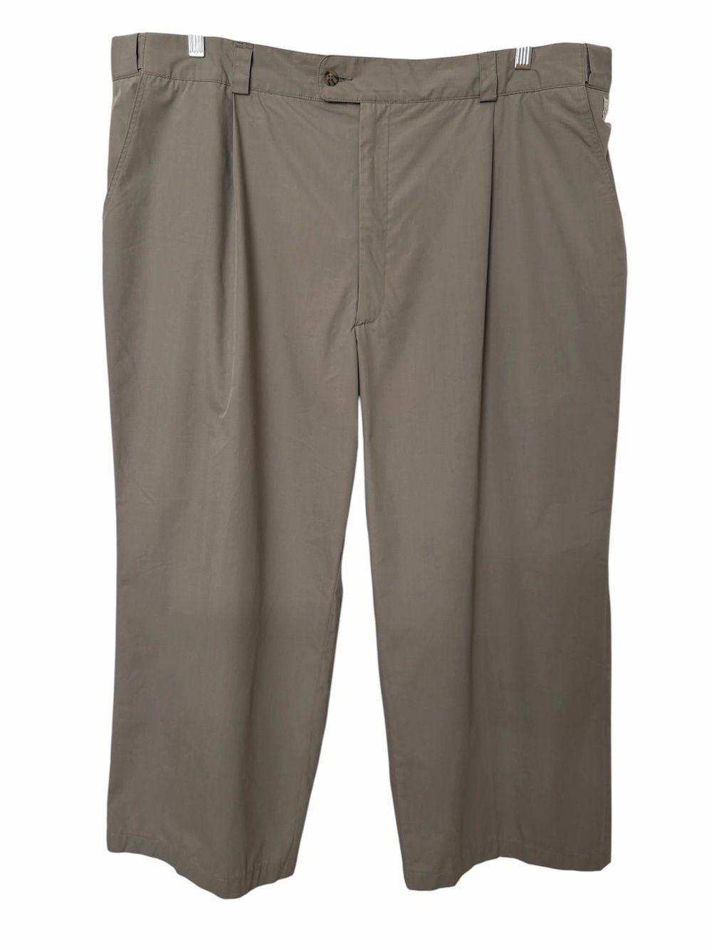 Tilley Beige Crop Pleated Front Endurance Pants Mens 45x25 Relaxed Hiking Travel
